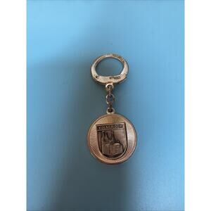 Kolner Dom Germany Silver Tone Souvenir Keychain